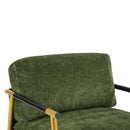 Modern Accent Chair With Plush Cushions, Cozy Seating
