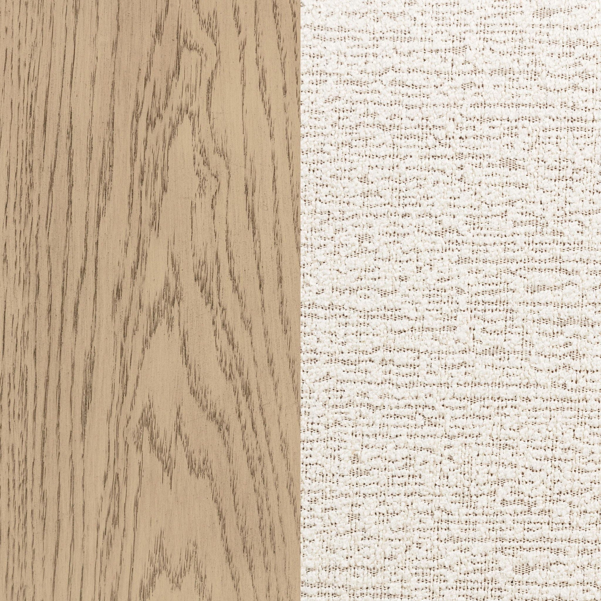 Kailani 52-inch Eastern King Wingback Bed Beige Oak