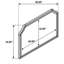 Garland - Dresser Mirror - Brown Cherry