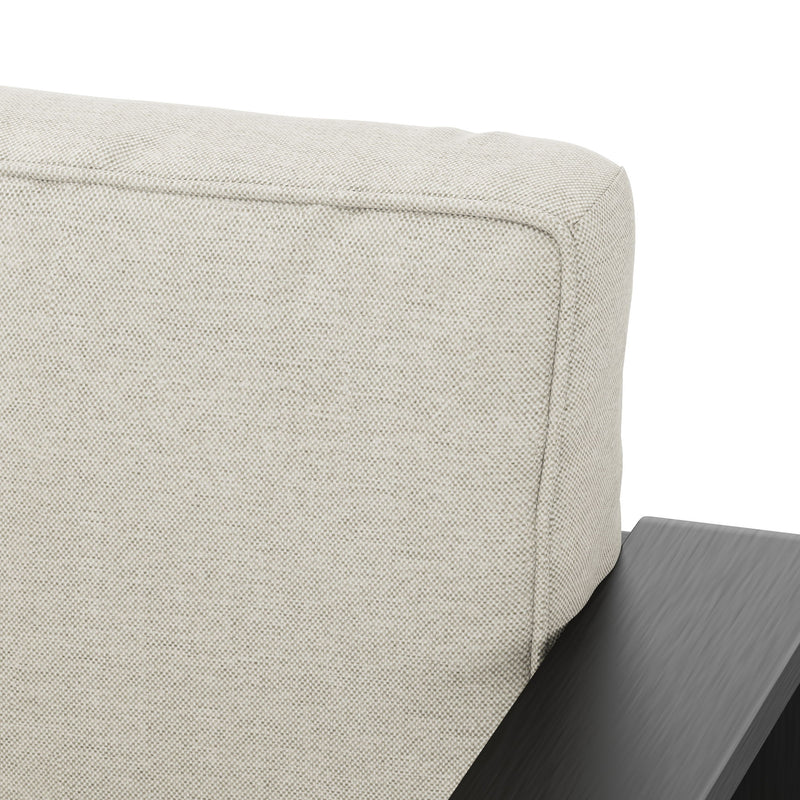 Maya Bay - Loveseat - Black / Beige
