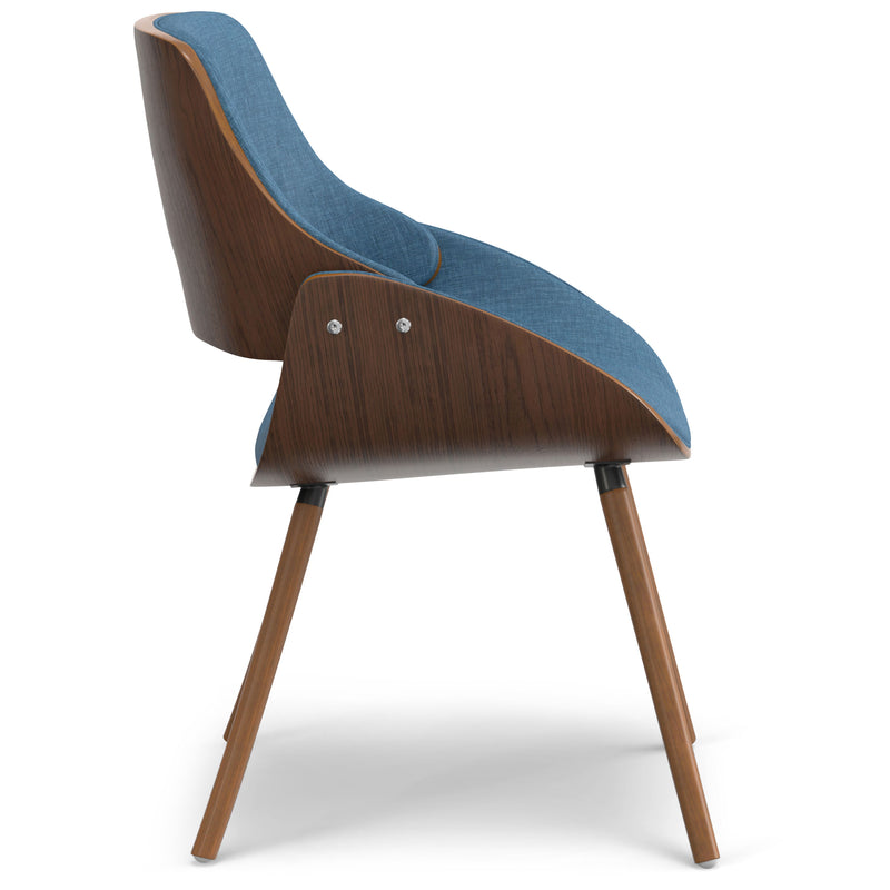 Malden - Bentwood Upholstered Dining Chair With Wood Back