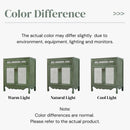 Bathroom Vanity With Rectangle Sink, Tip Out Tray - Antique Blue Green