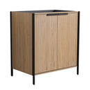 Contemporary Freestanding Bathroom Vanity With Adjustable Shelves