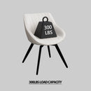 Medieval - Table And Dining Chair Set For Home Kitchen - White / Wood