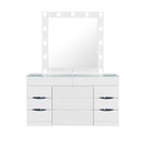 Elisa - Vanity Set With Stool And LED Bulbs