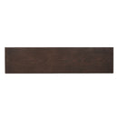 Modern Aluminum Outdoor Dining Bench With X Base