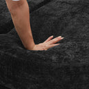 Boneless Design Upholstered Sofa Bed With Cup Holders