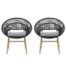 Cyril - Outdoor Papasan Style Dining Chair (Set of 2)
