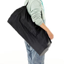 Folding Outdoor Table With Carrying Bag, Lightweight Aluminum Roll-Up Square Table For Indoor, Outdoor Camping, Picnics, Beach, Backyard, Bbq, Party, Patio - Black