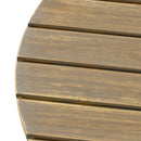 Outdoor Acacia Wood Side Table With Weather Resistance