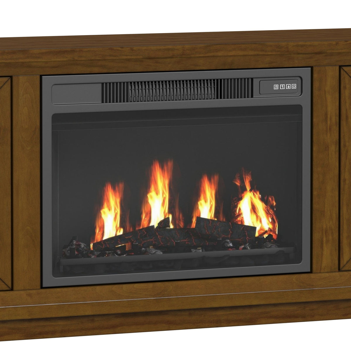 Santa Barbara 5 Piece Entertainment Unit in Dark Brown by Elements International, view 4