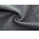 Modern Floor Sofa, With 2 Pillows, Convertible Teddy Fabric Foam Filled Bed