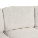 Contemporary U - Shaped Sectional Sofa With Movable Storage Ottoman