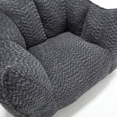 Comfortable Chenille Sofa Chairs With Highly Resilient Foam For Living Rooms And Bedrooms