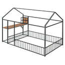 House Frame With Desk, Shelves, Power Outlets And USB Ports