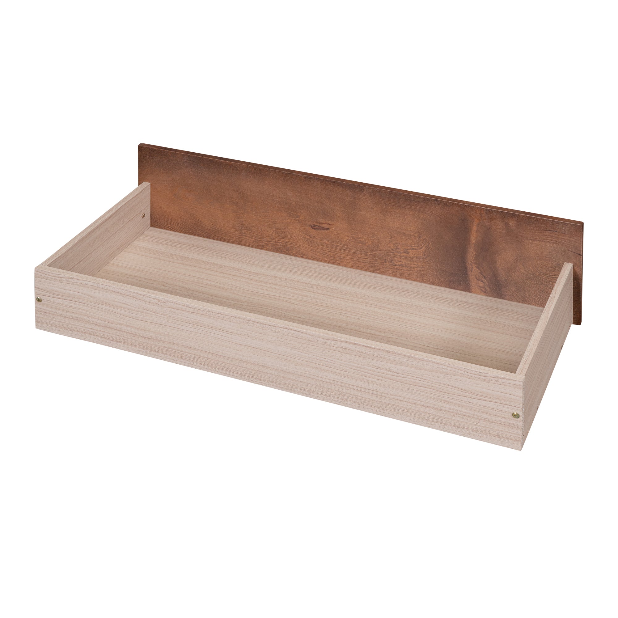 Twin Size Wooden House Bed with Drawers, Walnut - Atlantic Fine Furniture Melbourne FL
