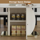 Modern Dining Table Set With Storage, Includes Chairs