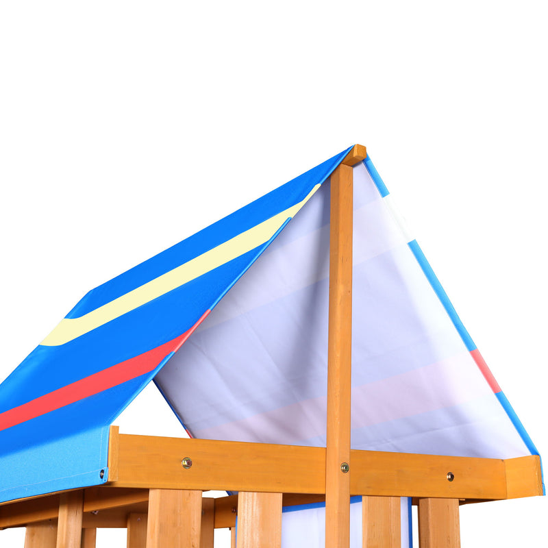 Children's Playset 3 In 1 With Slide, Swings, And Climber