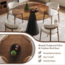 Round Glass Dining Table With Chairs