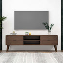 Adrian - TV Stand - Walnut Brown