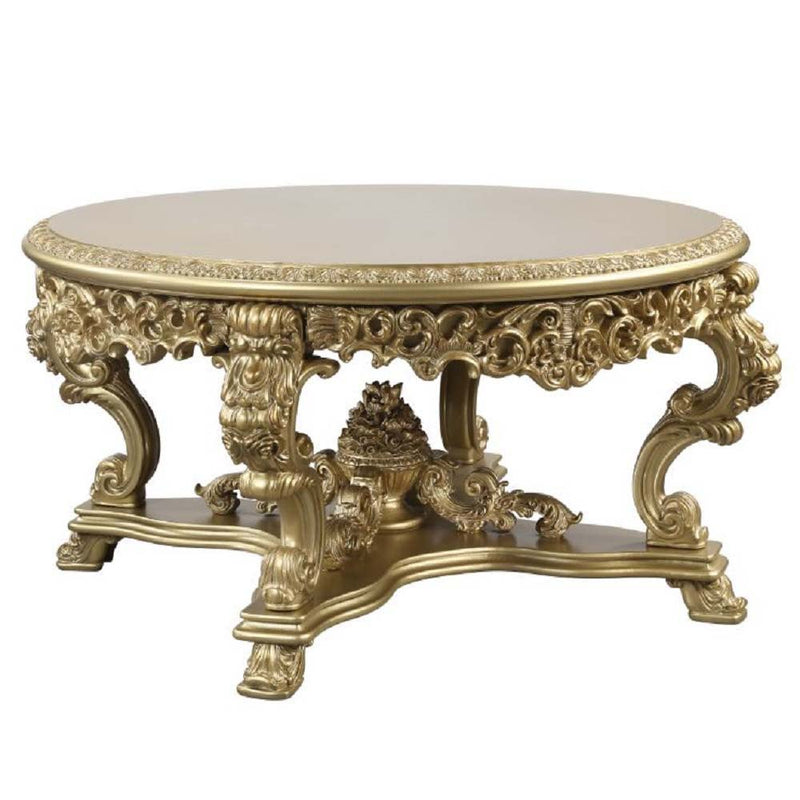 Bernadette - Dining Table - Gold Finish - 32"