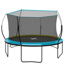 Recreational Trampolines With Enclosure For Kids And Adults With Patented Fiberglass Curved Poles