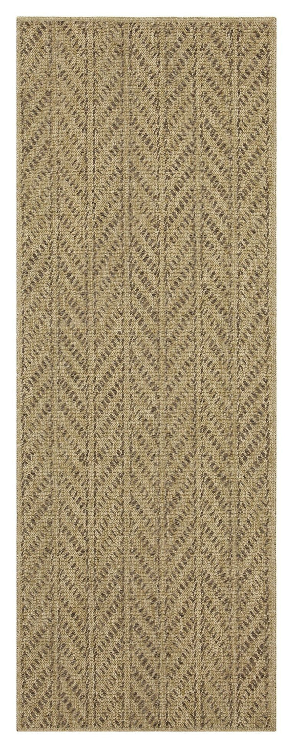 Earth - 2'7" X 7'3" Indoor / Outdoor Area Rug - Natural / Mocha