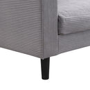 Modern Upholstered 3 Seat Sofa, High Resilience