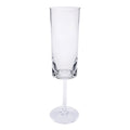 Oval Halo - Acrylic Champagne Flutes (Set of 4)