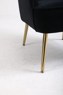 Modern Mid-Century Chair Tufted Sherpa Armchair For Living Room Bedroom Office