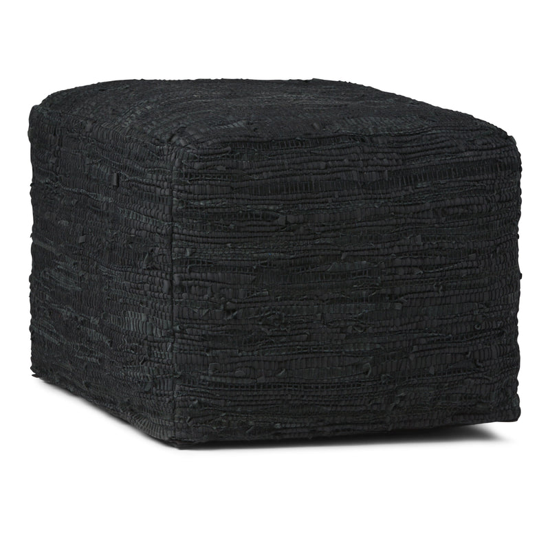 Fredrik - Handcrafted Square Pouf