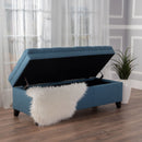 Juliana - Storage Ottoman With Birch Legs