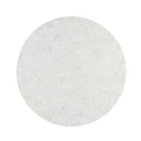 Kala - Natural Marble Top Round Dining Table - White