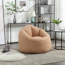 Bedding Bean Bag Sofa Chair High Pressure Foam With Footrest