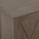 Ela - Sideboard With Wine Storage - Smoky Brown