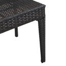 Outdoor Dining Chairs, Stackable Chairs With UV Resistant Frame (Set of 2) - Brown Multi