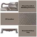 Dresden - Accent Chair - Vintage Bone White & PU - Atlantic Fine Furniture Inc