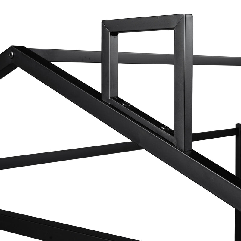 Metal House Shape Platform Bed