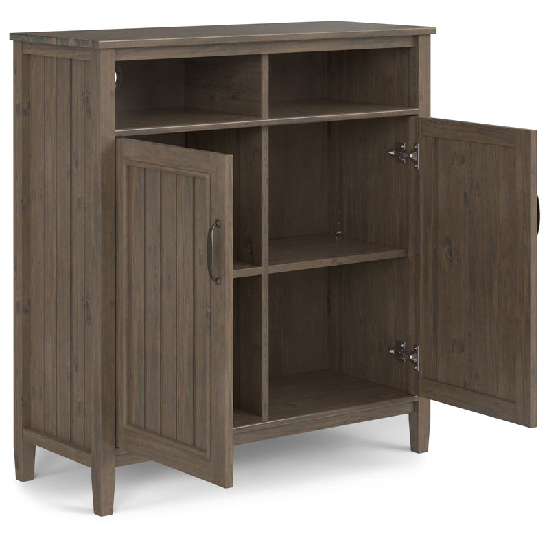 Lev - Medium Storage Cabinet - Smoky Brown