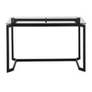 Masters - Modern Office Desk - Black / Clear