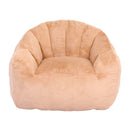 Beanbag Chair, Beanbag Sofa Chair With Armrests Stuffed High Density Foam