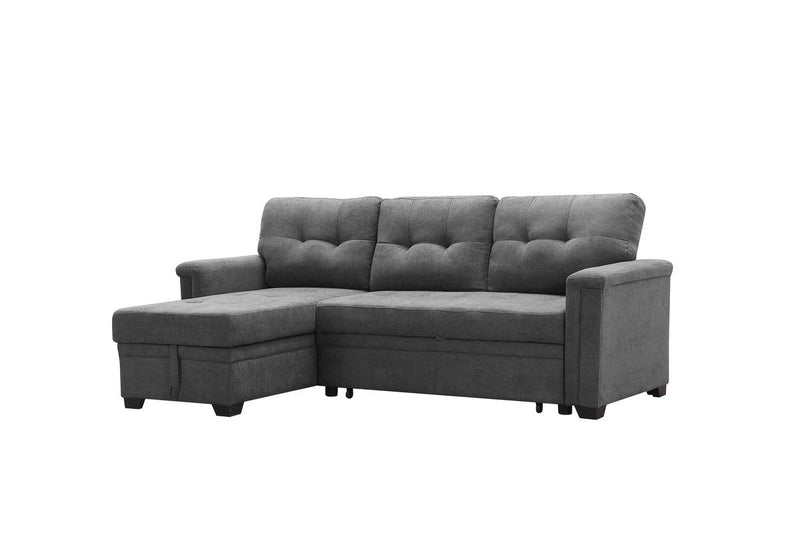 Ashlyn - Reversible Sleeper Sectional Sofa With Storage Chaise, USB Charging Ports And Pocket