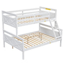 Bunk Bed With Ladder And Safety Guardrail