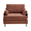 Mid Century Modern Foldable Sofa Bed, 3 In 1 Convertible Sleeper With 3 Pillows