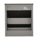 Freestanding Bathroom Vanity With Ceramic Sink, 2 Full Extension Drawers