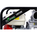 Honda - Gx160 Engine Water Pump 3" 264Gpm With 3In Npt Coupler And 25Ft Flat Hose, Aluminum - Black / Red