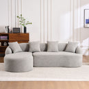 Combined Sofa With 4 Pillows