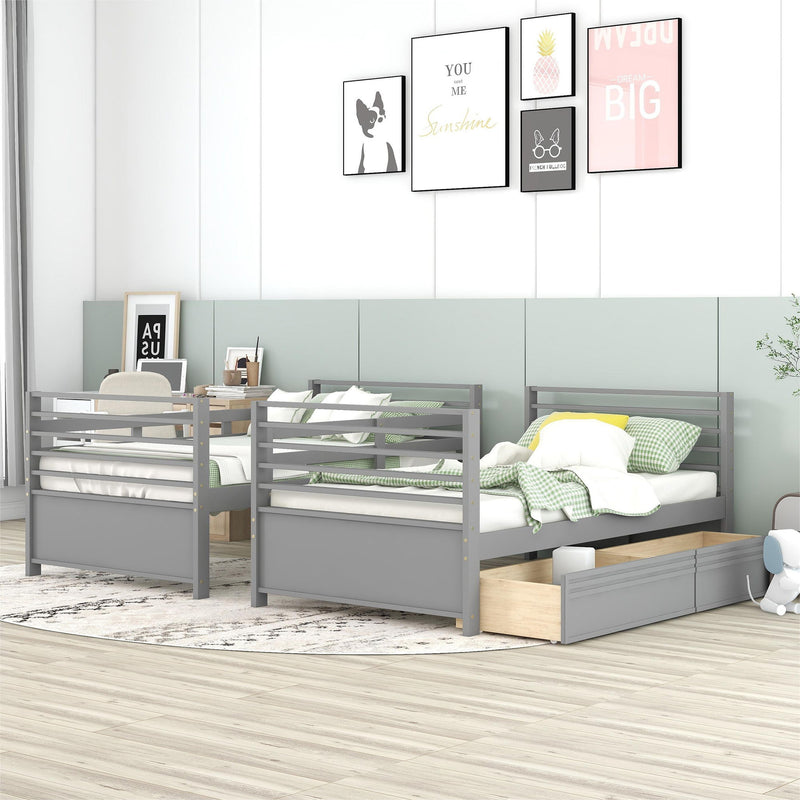 Bunk Bed With 2 Drawers