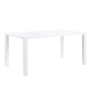 Pagan - High Gloss Dining Table - White