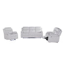 Blanche - Reclining Set With LED Lights, Speaker
